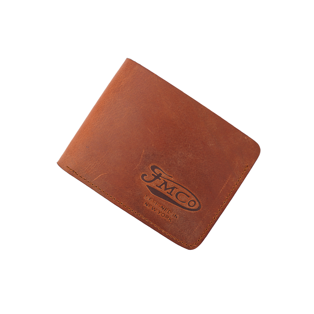Bifold Wallet - Vegetable Tanned Leather 1 Leather Wallet First Manufacturing Company