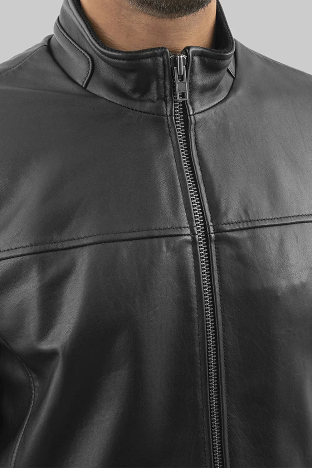 Zain Mens Fashion Leather Jacket Men's New Zealand Lambskin Jacket FMCo