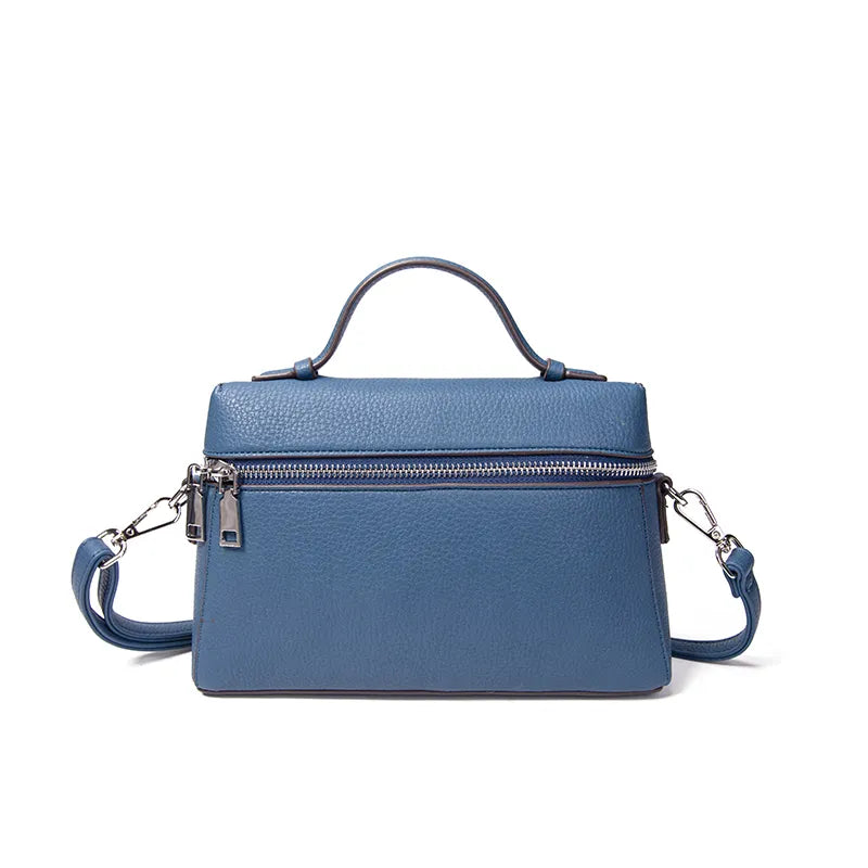 Faux Leather Middle Bag