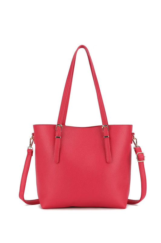 Faux Leather Tote Bag
