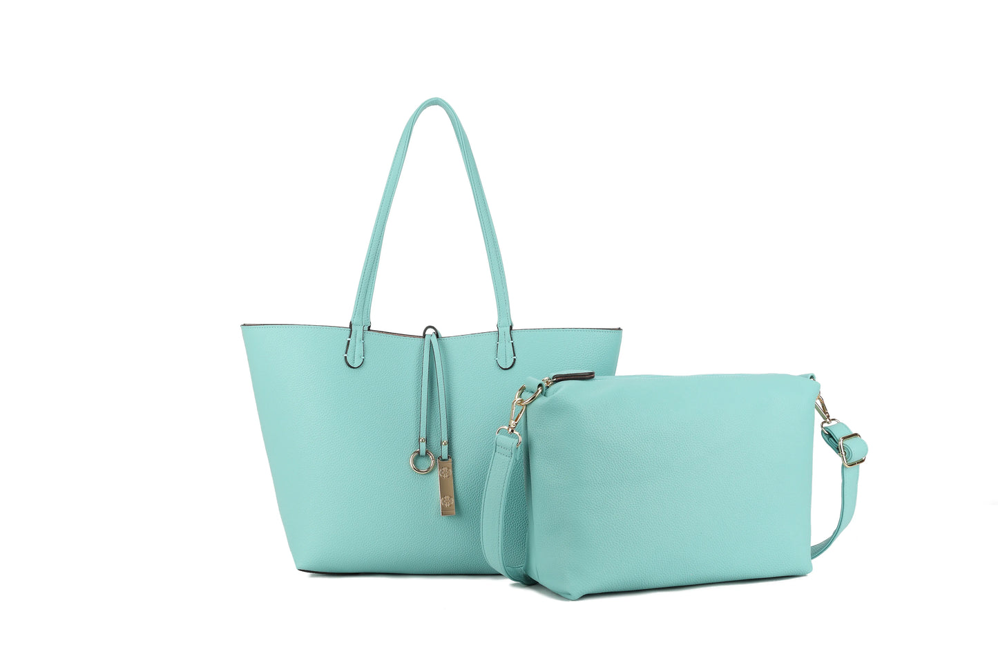 Faux Leather Reversible 2 Color Tote