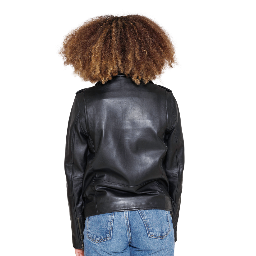 Rebel Fashion Leather Jacket Women's Leather Jacket FMCo