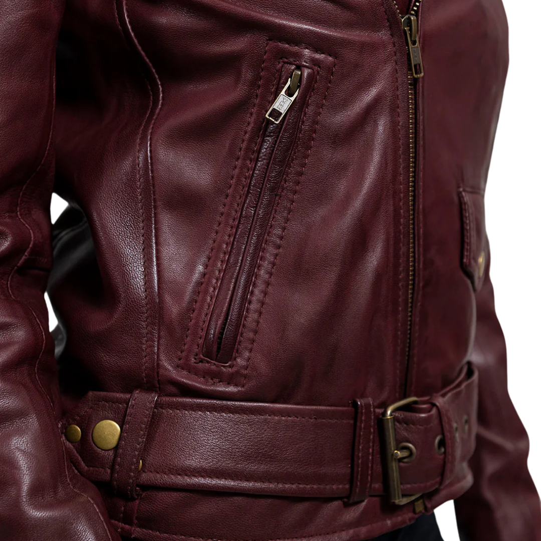 Rebel Fashion Leather Jacket Women's Leather Jacket FMCo