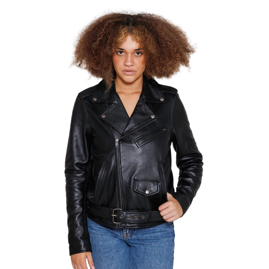 Rebel Fashion Leather Jacket Women's Leather Jacket FMCo