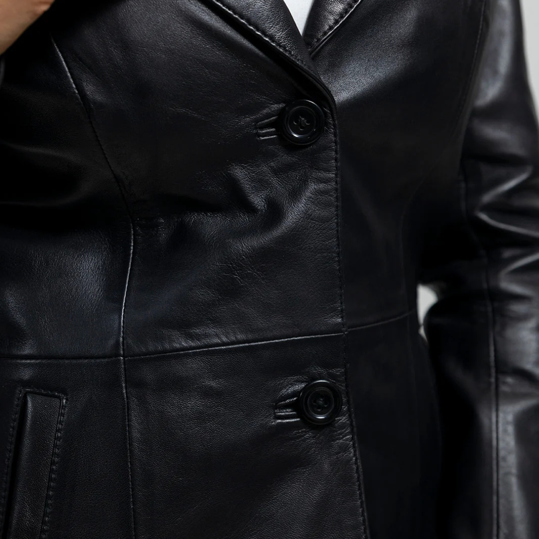 Dahlia Womens Fashion Leather Jacket Women's Leather Jacket FMCo