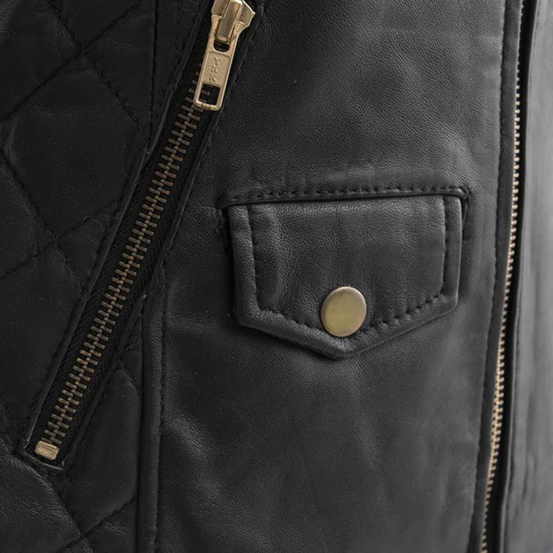 Madelin Womens Fashion Leather Jacket Women's Leather Jacket FMCo
