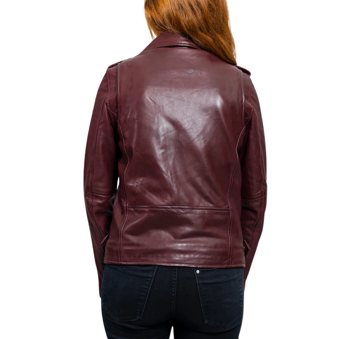 Rebel Fashion Leather Jacket Women's Leather Jacket FMCo