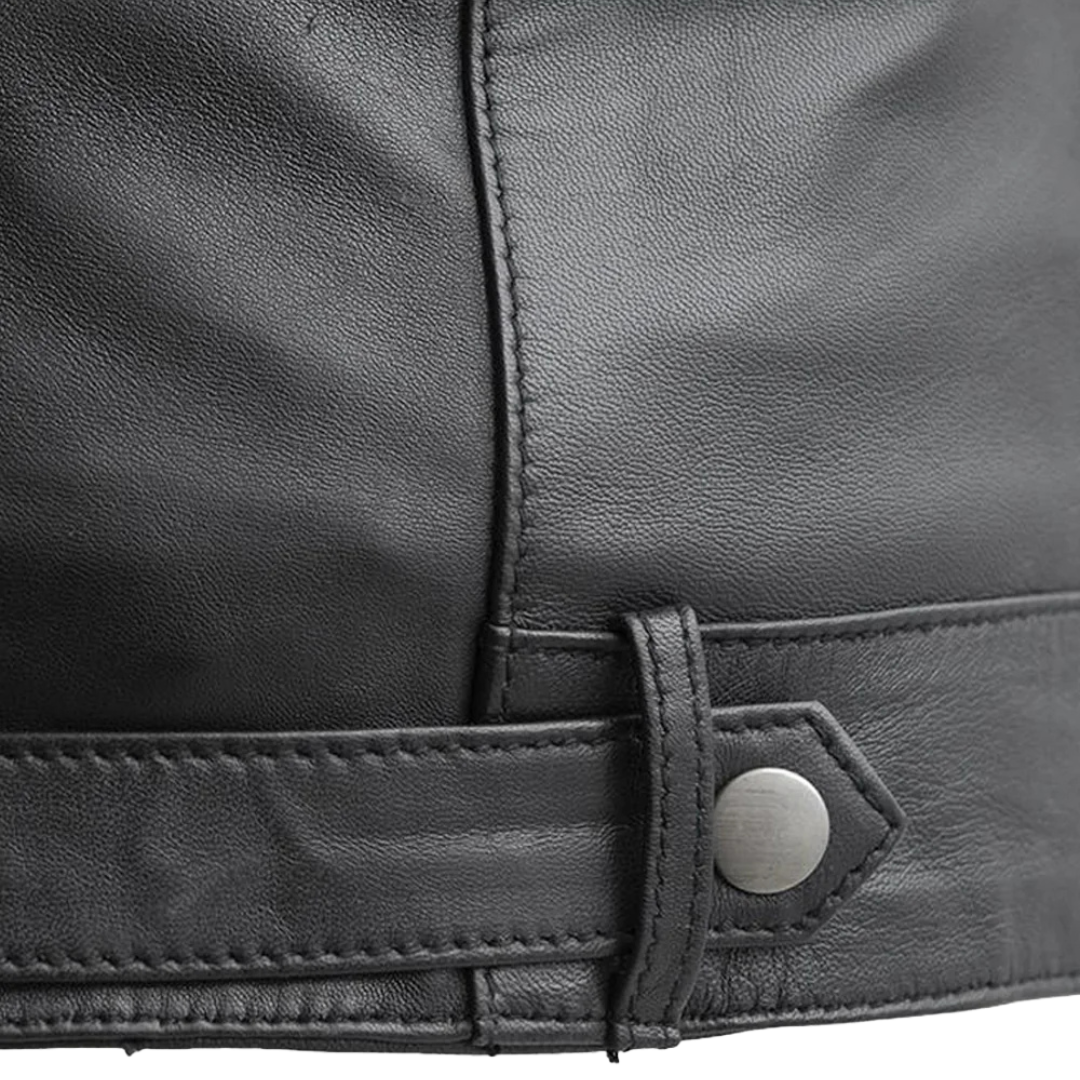 April Womens Lambskin Fashion Leather Jacket Women's Fashion Leather Jacket FMCo