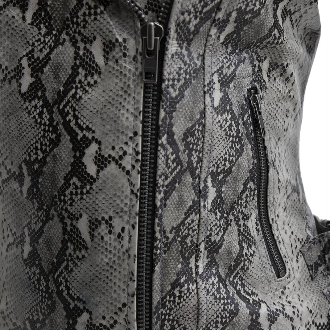 Python - Women's Leather Jacket Women's Fashion Leather Jacket FMCo