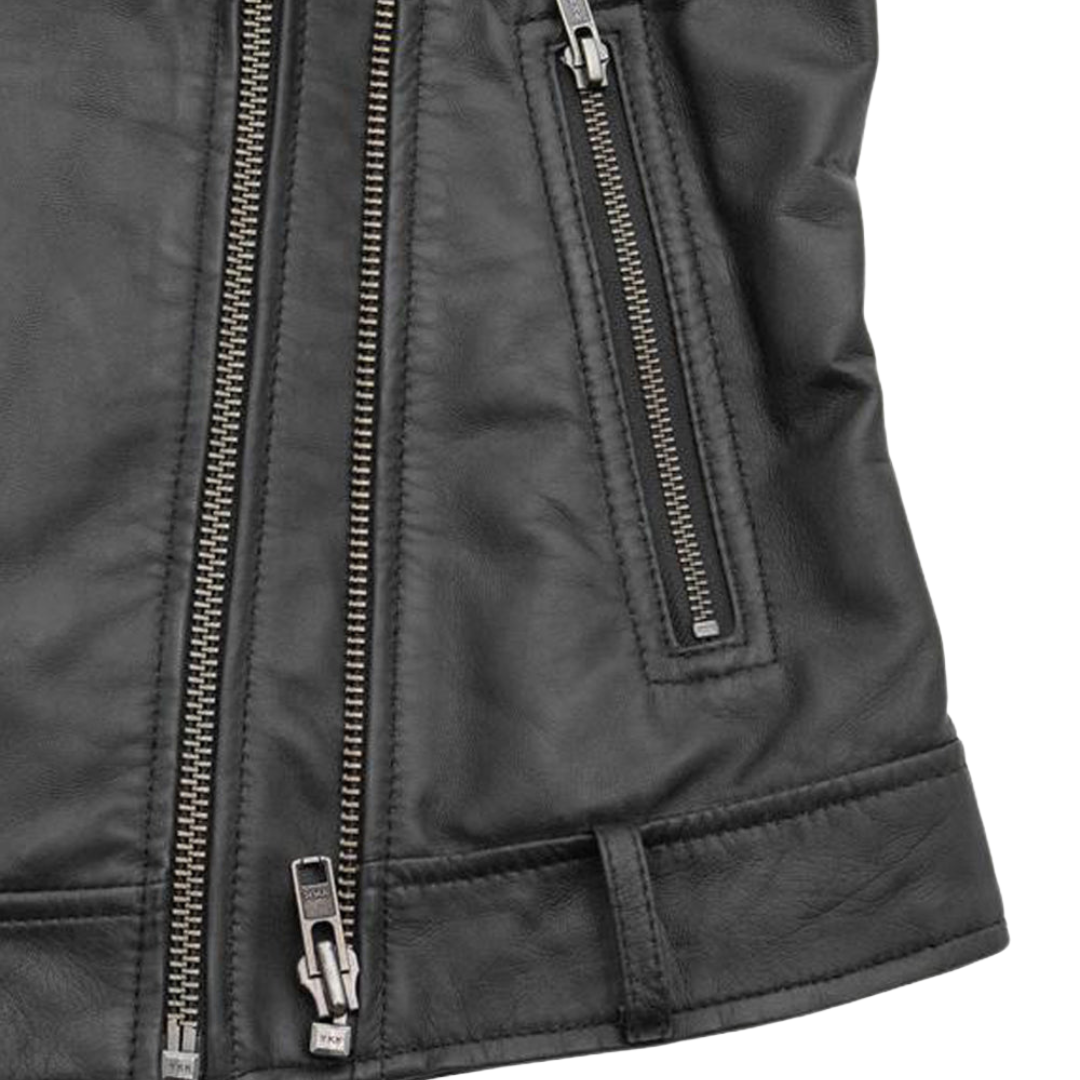 Chloe Womens Fashion Leather Jacket Women's Leather Jacket FMCo