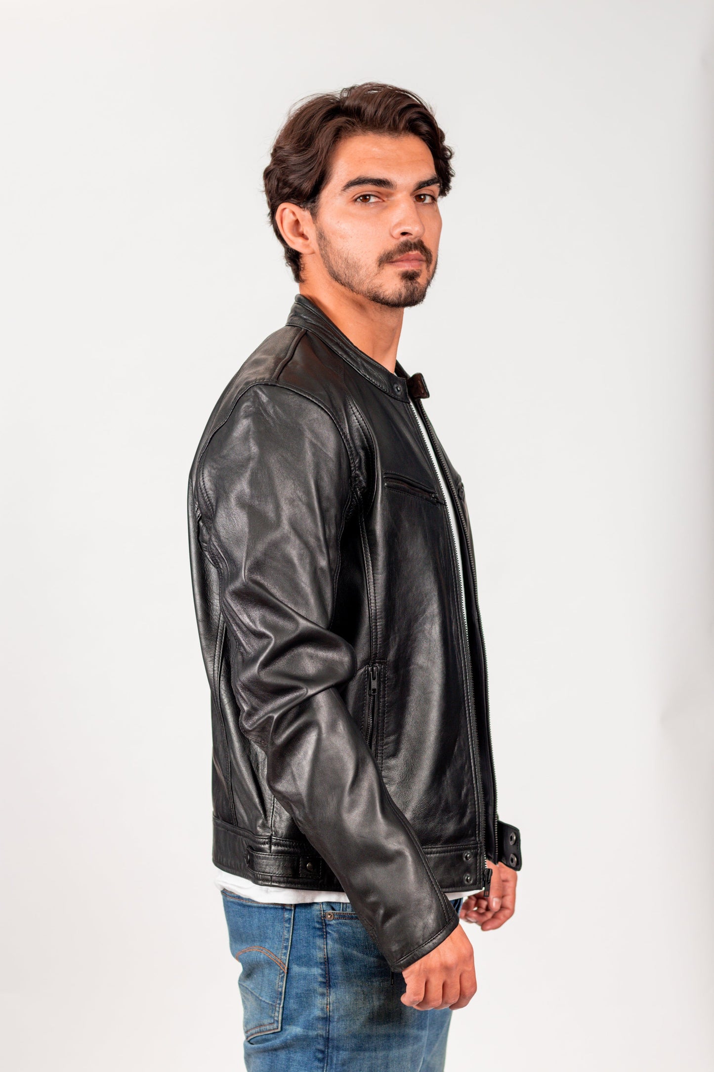 Clark Mens leather Jacket Men's Leather Jacket FMCo