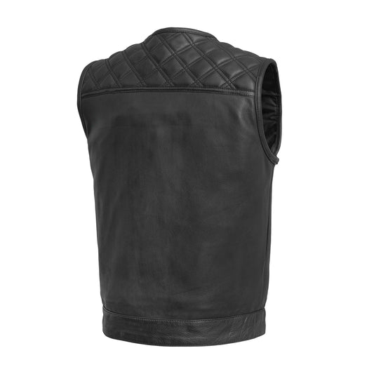 12 Gauge Men's Motorcycle Leather Vest Men's Leather Vest Vests