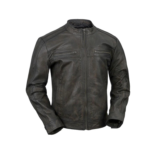 Cruiser Mens Leather Jacket Men's Leather Jacket FMCo XS