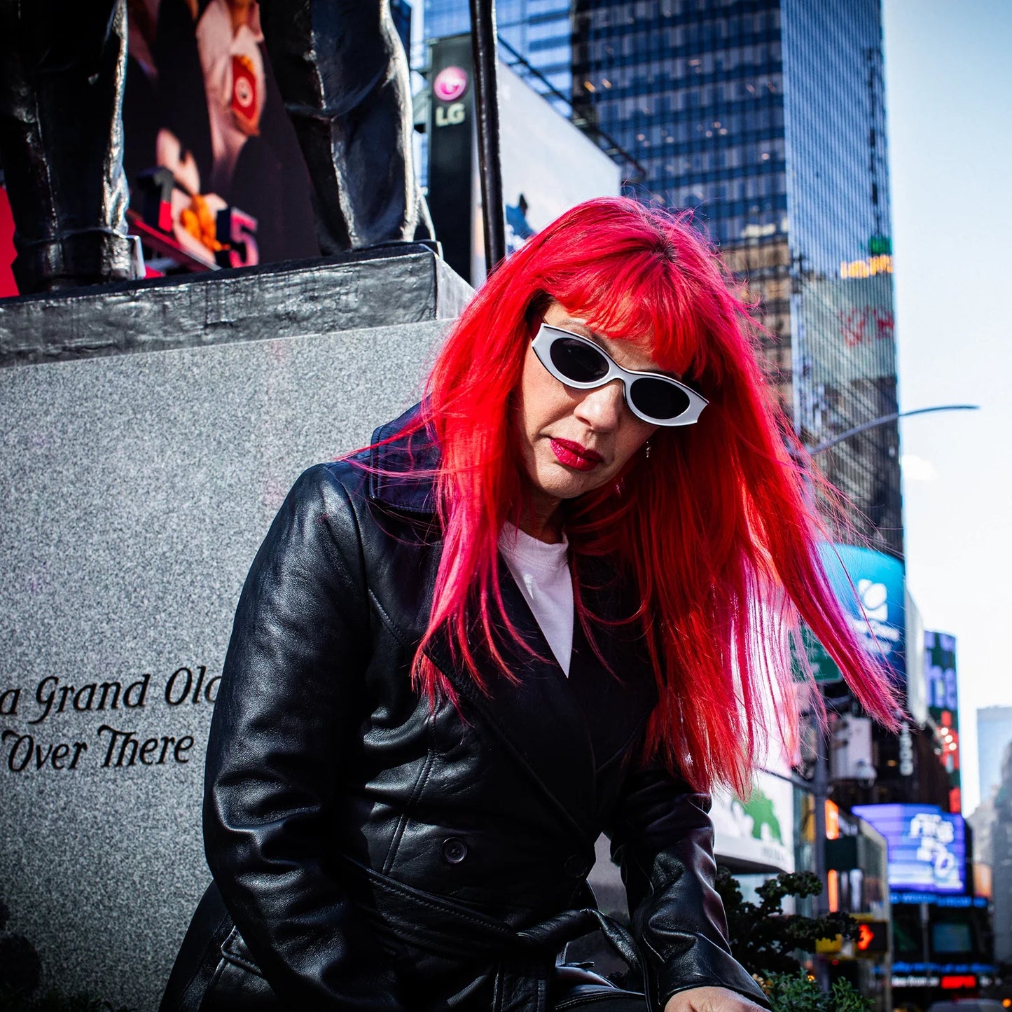 Emma Ladies Long Coat Women's Fashion Leather Jacket FMCo