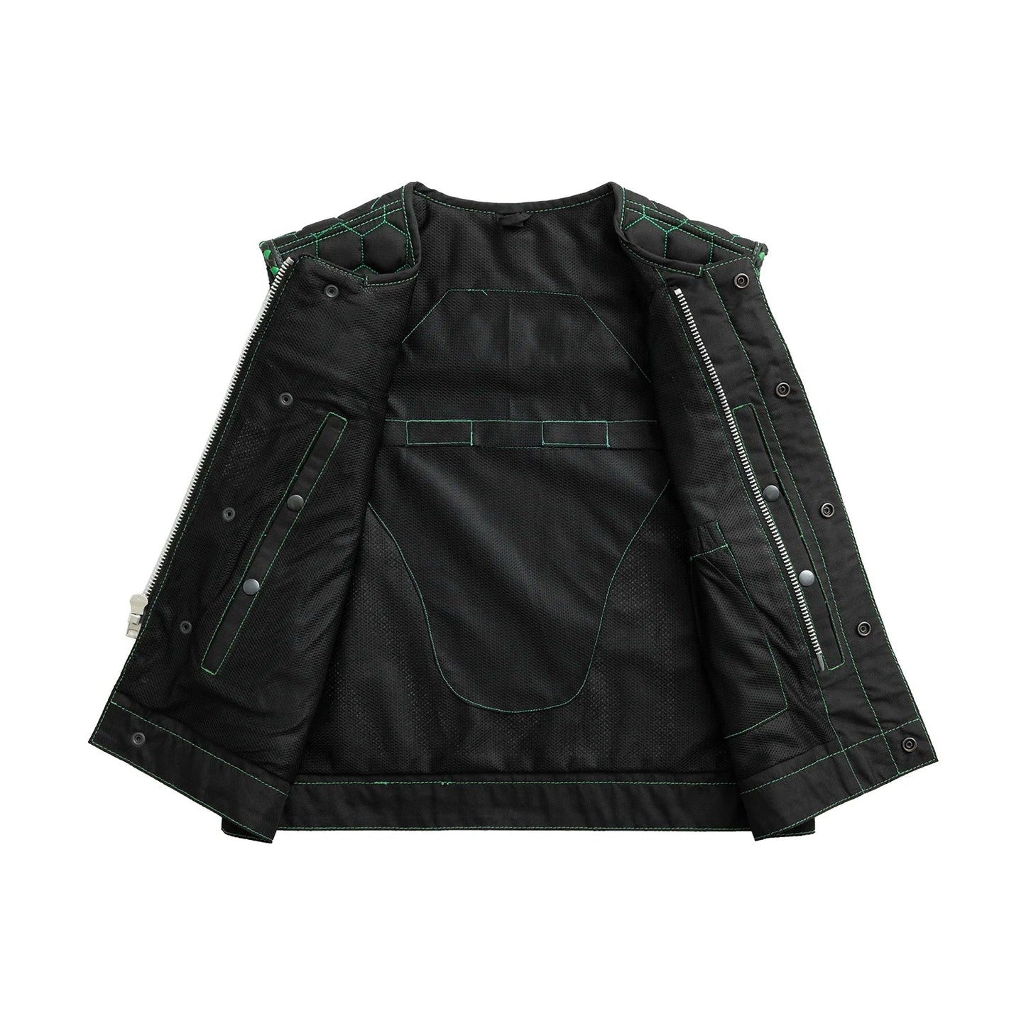 Lowside Hornet Moto Mesh Men's Club Style Vest Men's Moto Mesh Vest First Manufacturing Company
