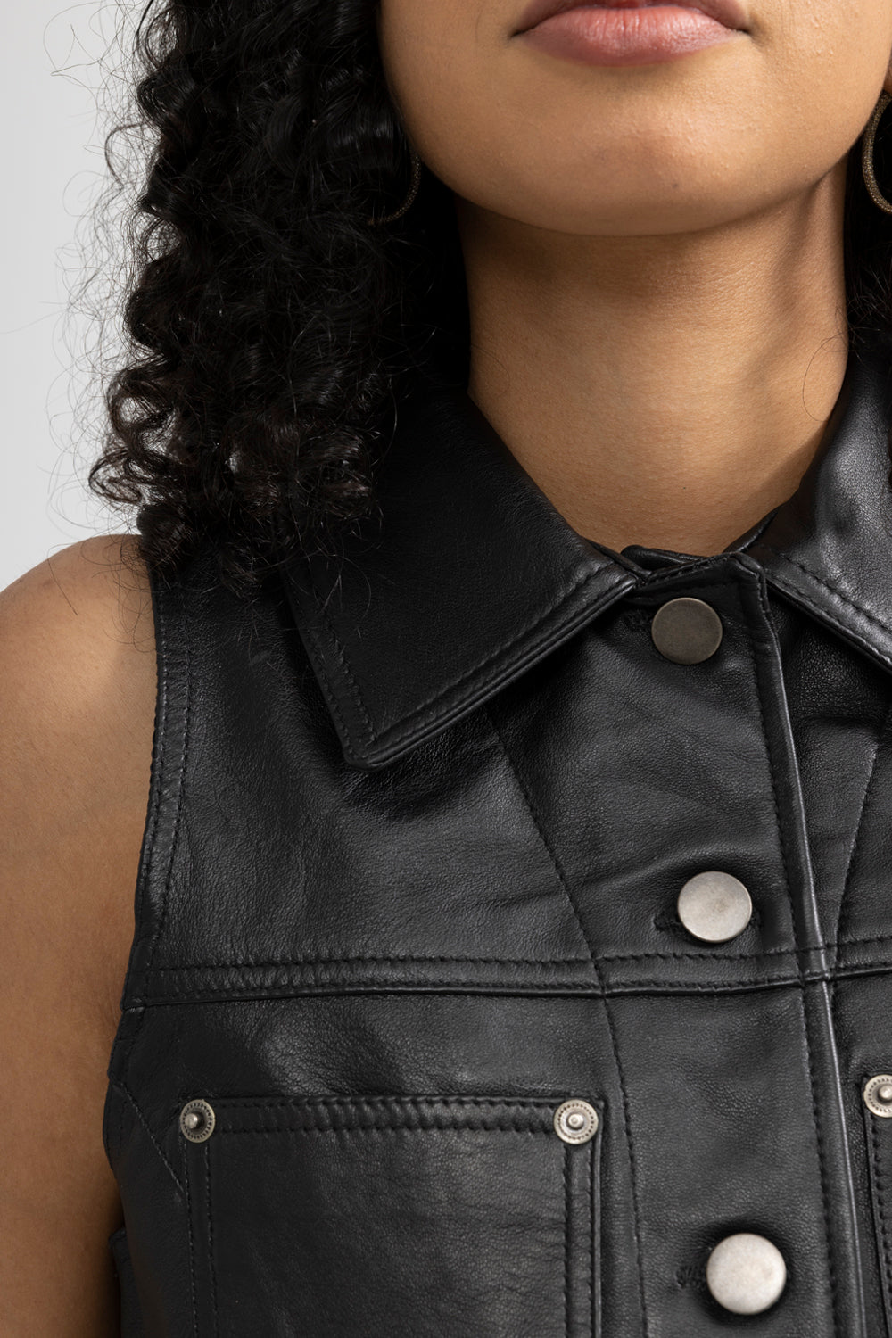 Lexi Fashion Leather Vest Women's Leather Vest FMCo