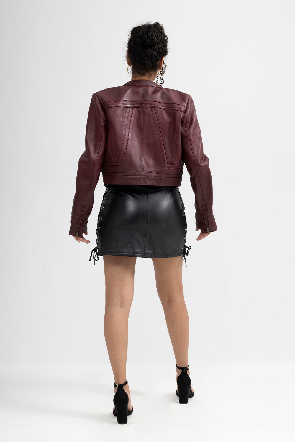 Pixie Womens Fashion Leather Jacket Women's Leather Jacket FMCo