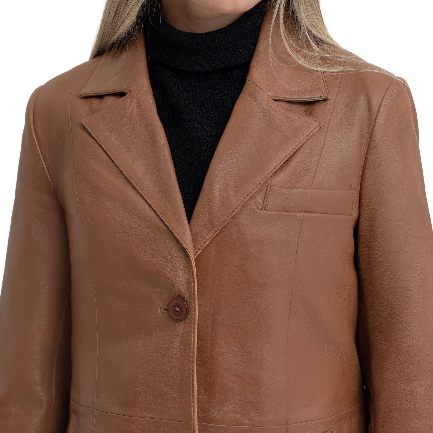 Dahlia Womens Fashion Leather Jacket Women's Leather Jacket FMCo