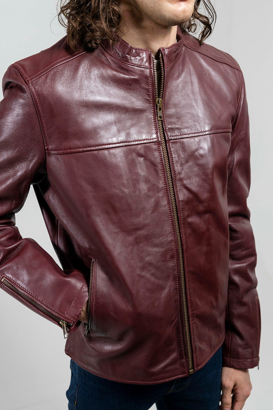 Grayson Leather Jacket Men's Leather Jacket FMCo