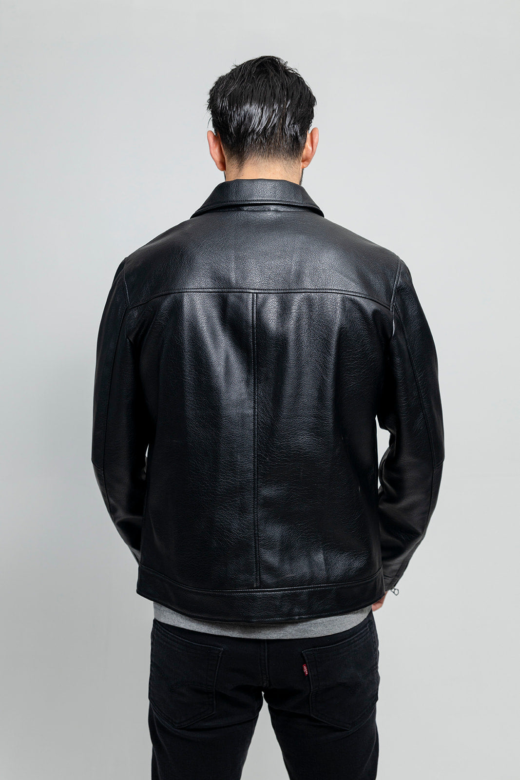 Conner Men's Vegan Faux Leather Jacket Men's Vegan Faux Leather jacket FMCo