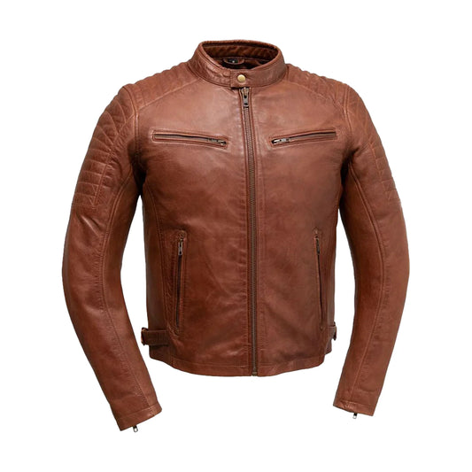 Zack Men's Fashion Leather Jacket Men's Leather Jacket FMCo S