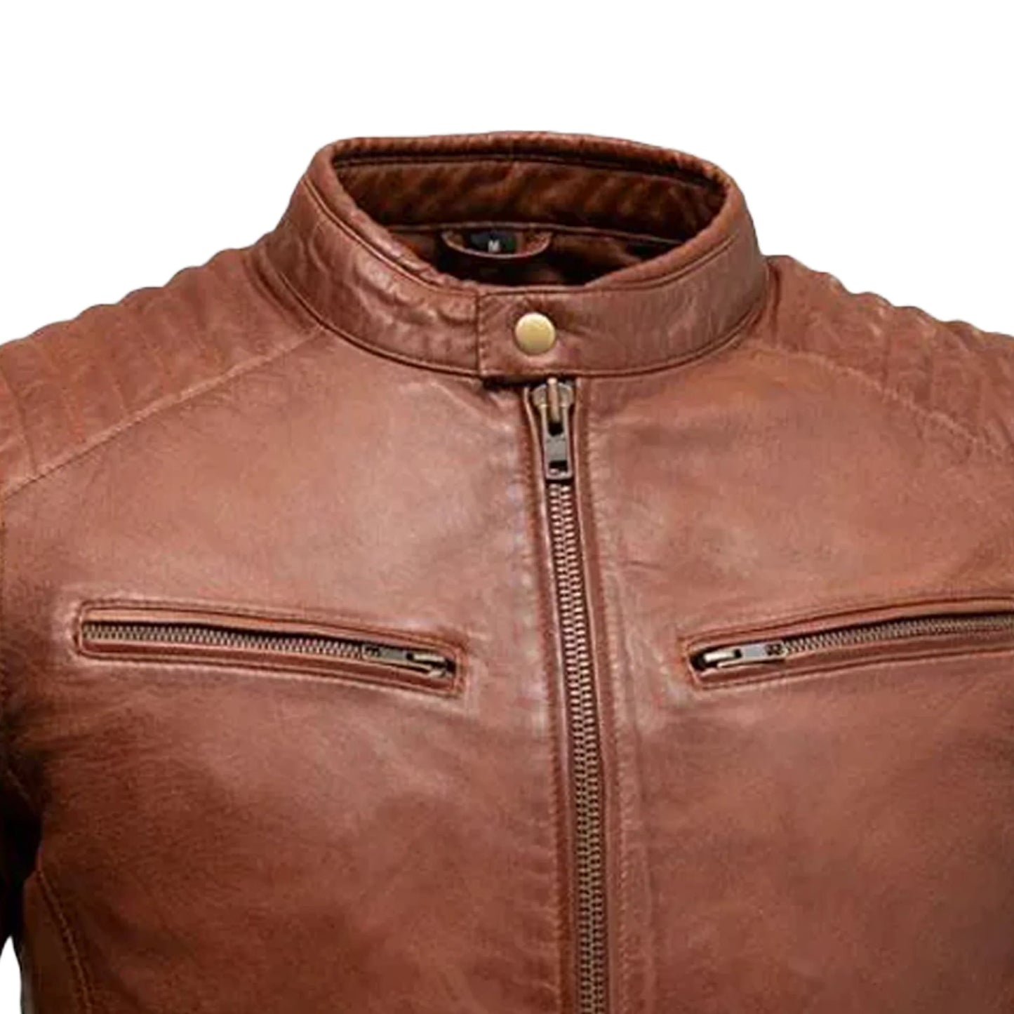 Zack Men's Fashion Leather Jacket Men's Leather Jacket FMCo
