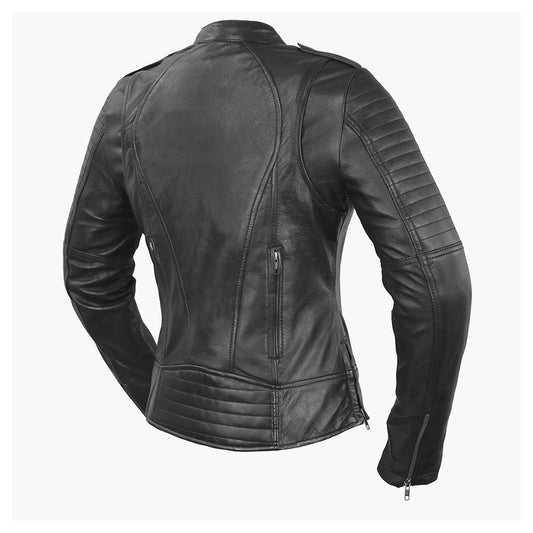Biker - Women's Motorcycle Leather Jacket Women's Leather Jacket Jackets