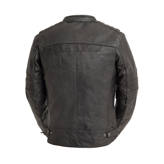 BiTurbo - Men's Leather Motorcycle Jacket Men's Leather Jacket Jackets
