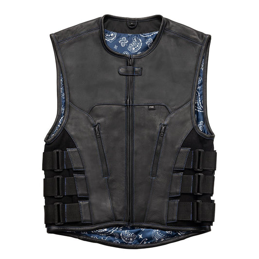 Boulevard - Men's Swat Leather Vest - Limited Edition Factory Customs First Manufacturing Company S