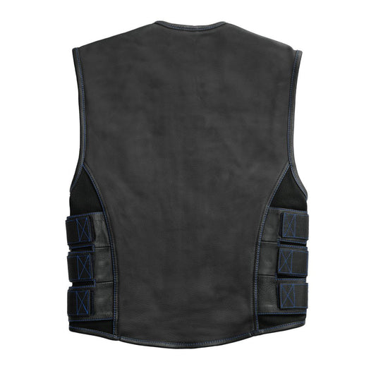Boulevard - Men's Swat Leather Vest - Limited Edition Factory Customs First Manufacturing Company