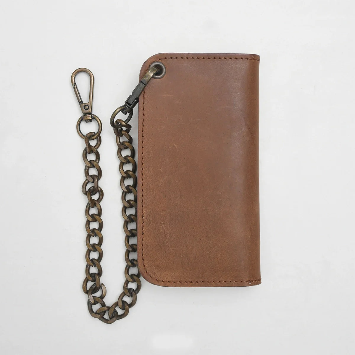 SMALL TRUCKER - Vegetable Tanned Leather Wallet Leather Wallet First Manufacturing Company