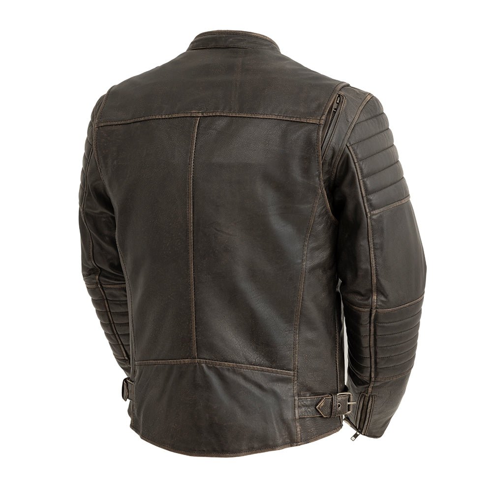Commuter Men's Motorcycle Leather Jacket Men's Leather Jacket First Manufacturing Company
