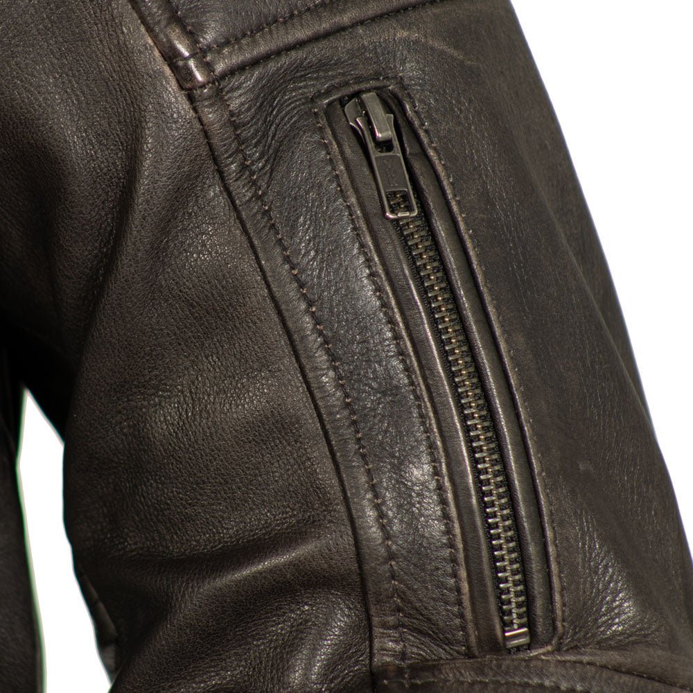 Commuter Men's Motorcycle Leather Jacket Men's Leather Jacket First Manufacturing Company
