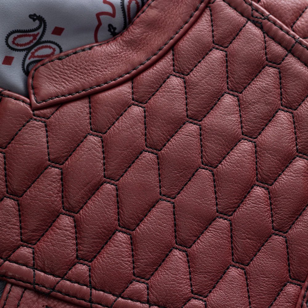 Count - Men's Leather/Denim Motorcycle Vest - Limited Edition Factory Customs First Manufacturing Company