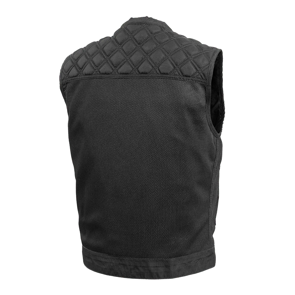 Downside Moto Mesh Men's Motorcycle Vest Men's Moto Mesh Vest First Manufacturing Company