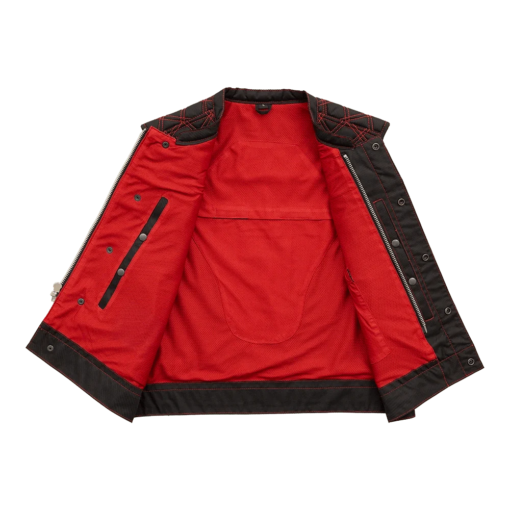Downside Moto Mesh Men's Motorcycle Vest Men's Moto Mesh Vest First Manufacturing Company