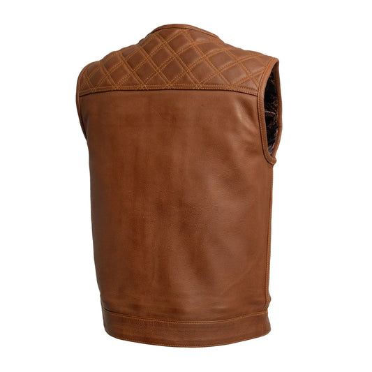 Dust Devil Men's Motorcycle Leather Vest (limited edition) Men's Leather Vest Vests