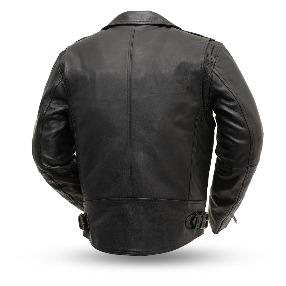 Enforcer Men's Motorcycle Leather Jacket Men's Leather Jacket First Manufacturing Company