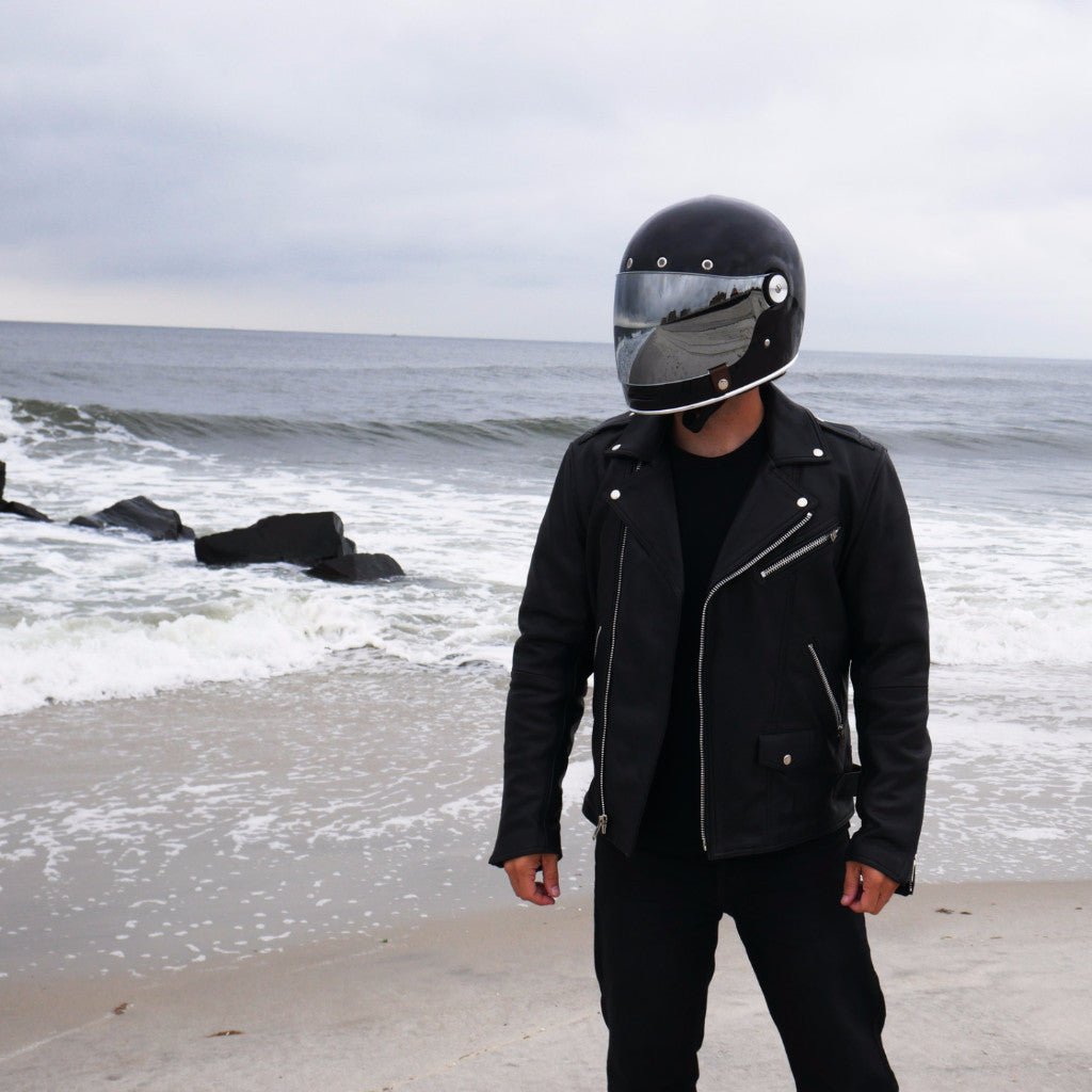 Enforcer Men's Motorcycle Leather Jacket Men's Leather Jacket First Manufacturing Company