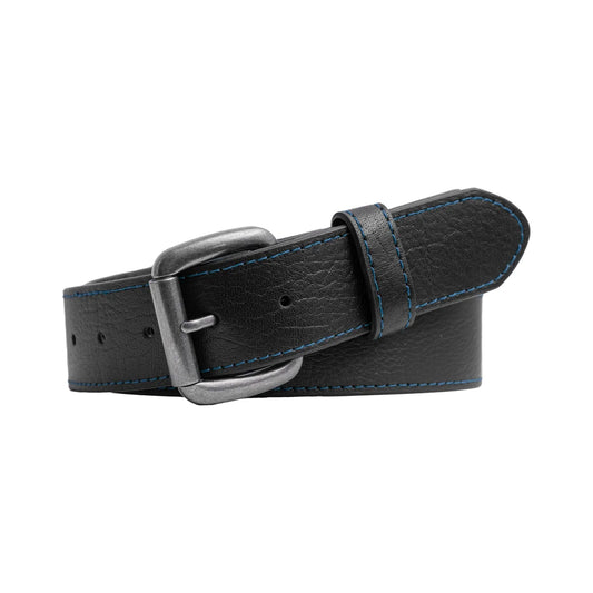 FULL GRAIN WITH CUSTOM STITCH BELTS Belt Accessories Blue 32