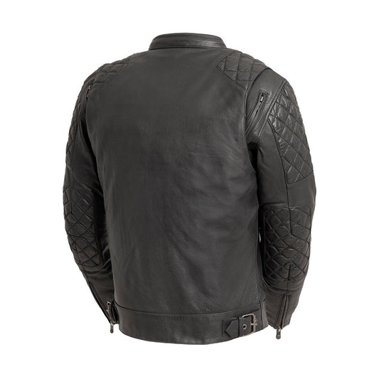Grand Prix - Men's Leather Motorcycle Jacket Men's Leather Jacket Jackets