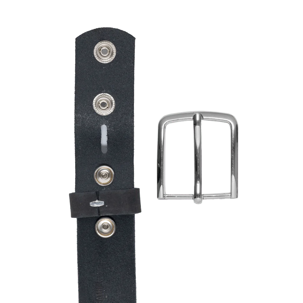 Gunmetal Nubuck Belt Belt First Manufacturing Company