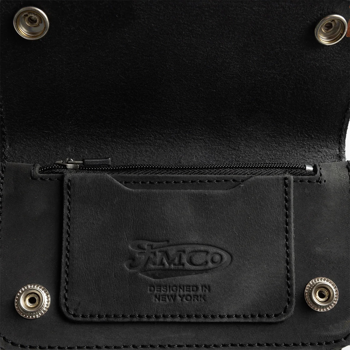 SMALL TRUCKER - Vegetable Tanned Leather Wallet Leather Wallet First Manufacturing Company