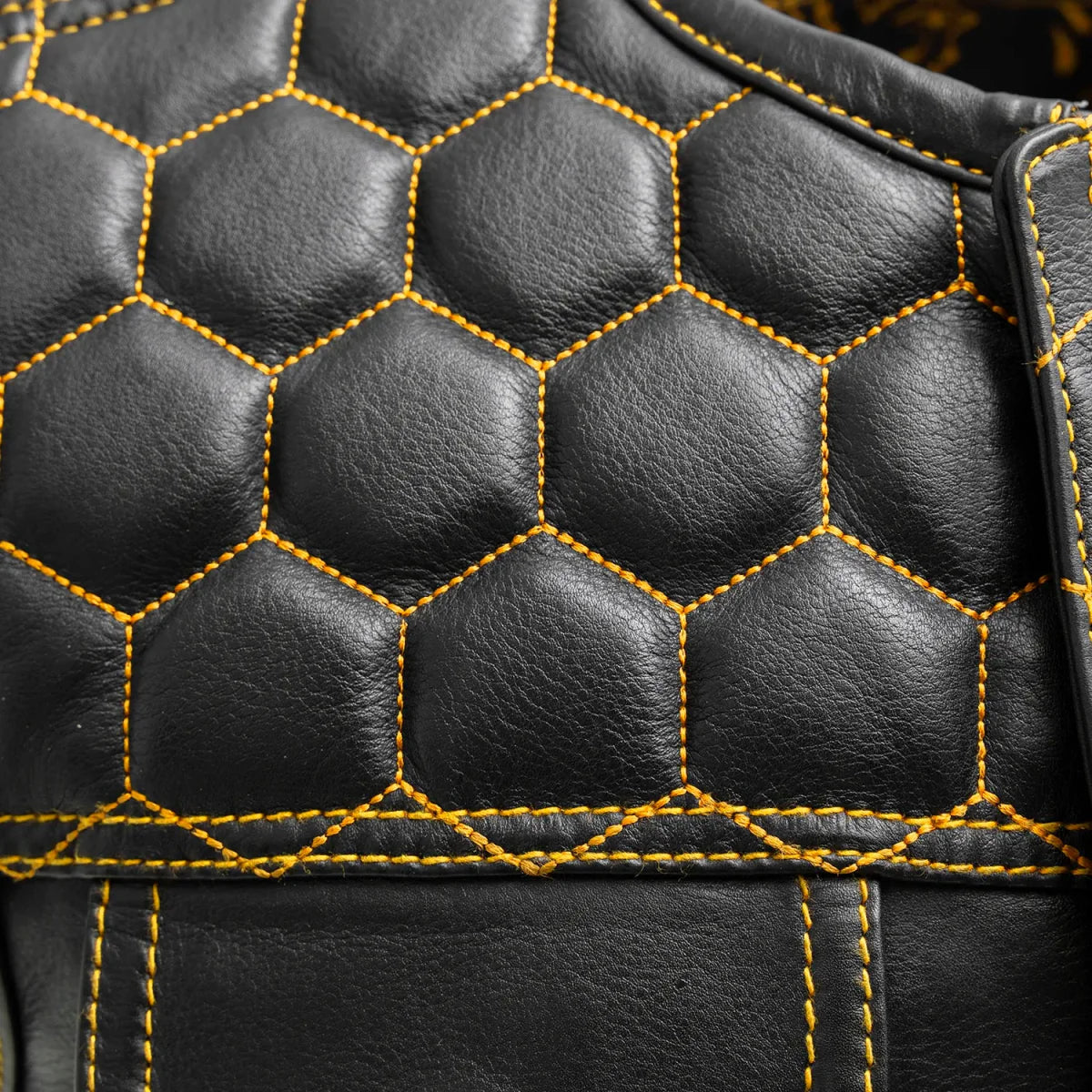 Hornet Men's Club Style Leather Vest Men's Leather Vest First Manufacturing Company