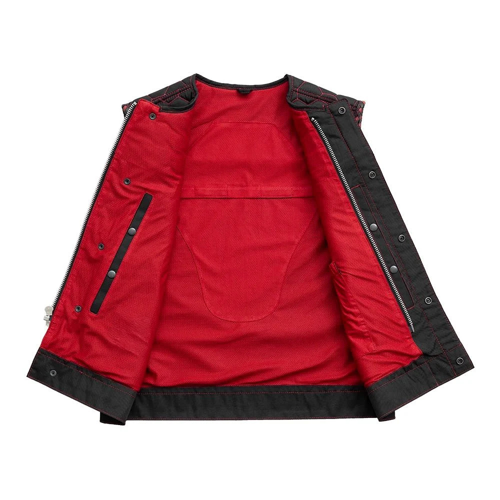 Hornet Moto Mesh Men's Club Style Vest Men's Moto Mesh Vest First Manufacturing Company