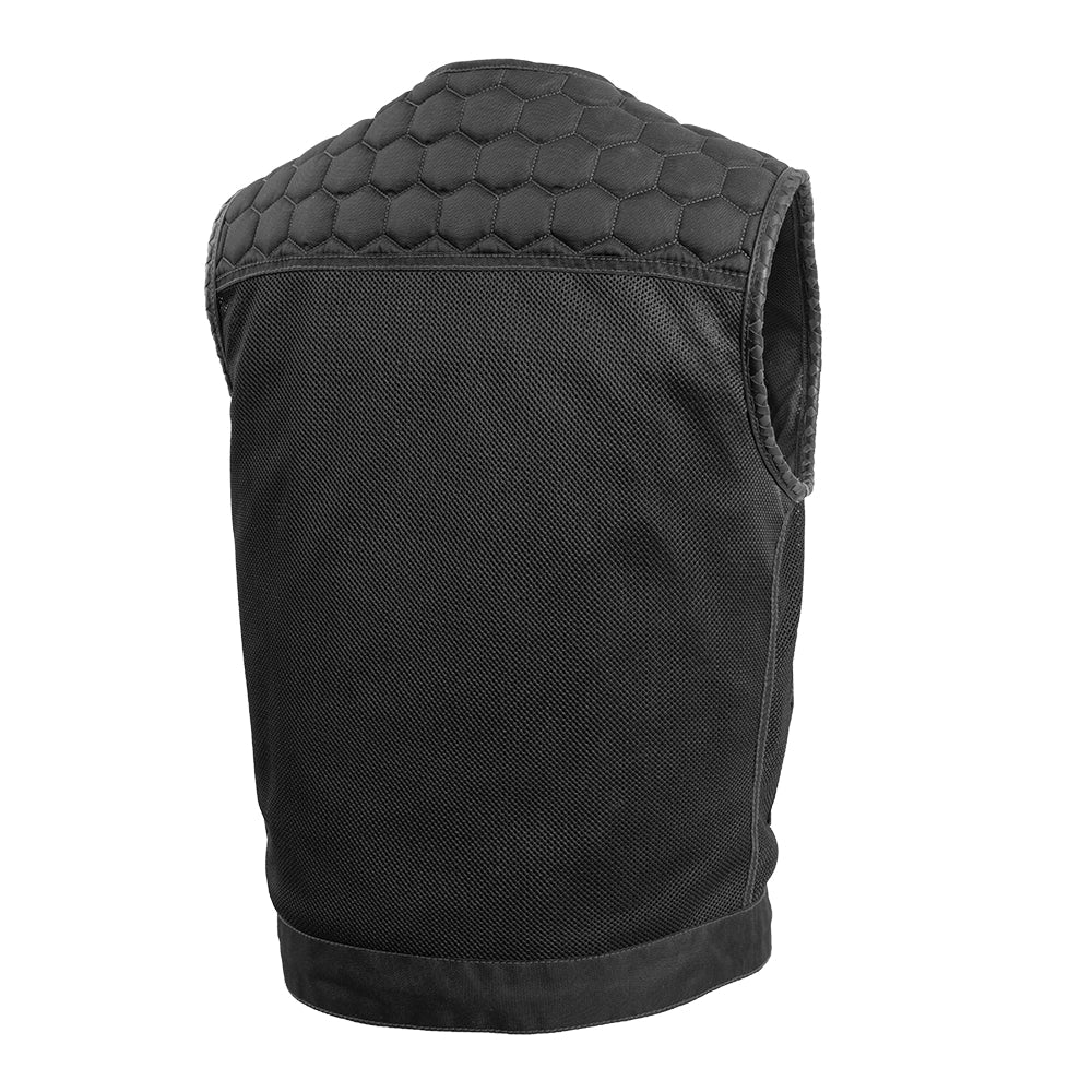 Hornet Moto Mesh Men's Club Style Vest Men's Moto Mesh Vest First Manufacturing Company
