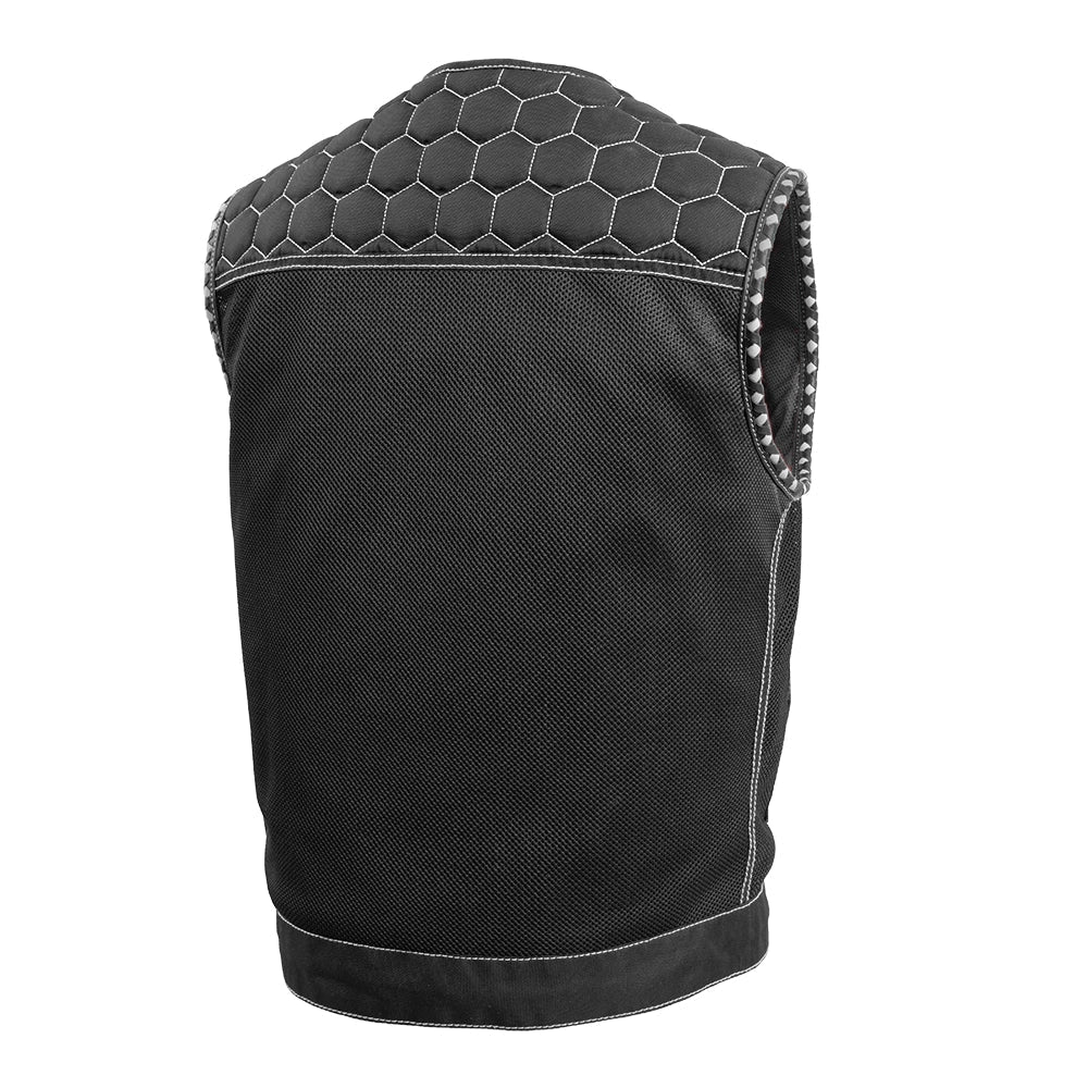Hornet Moto Mesh Men's Club Style Vest Men's Moto Mesh Vest First Manufacturing Company
