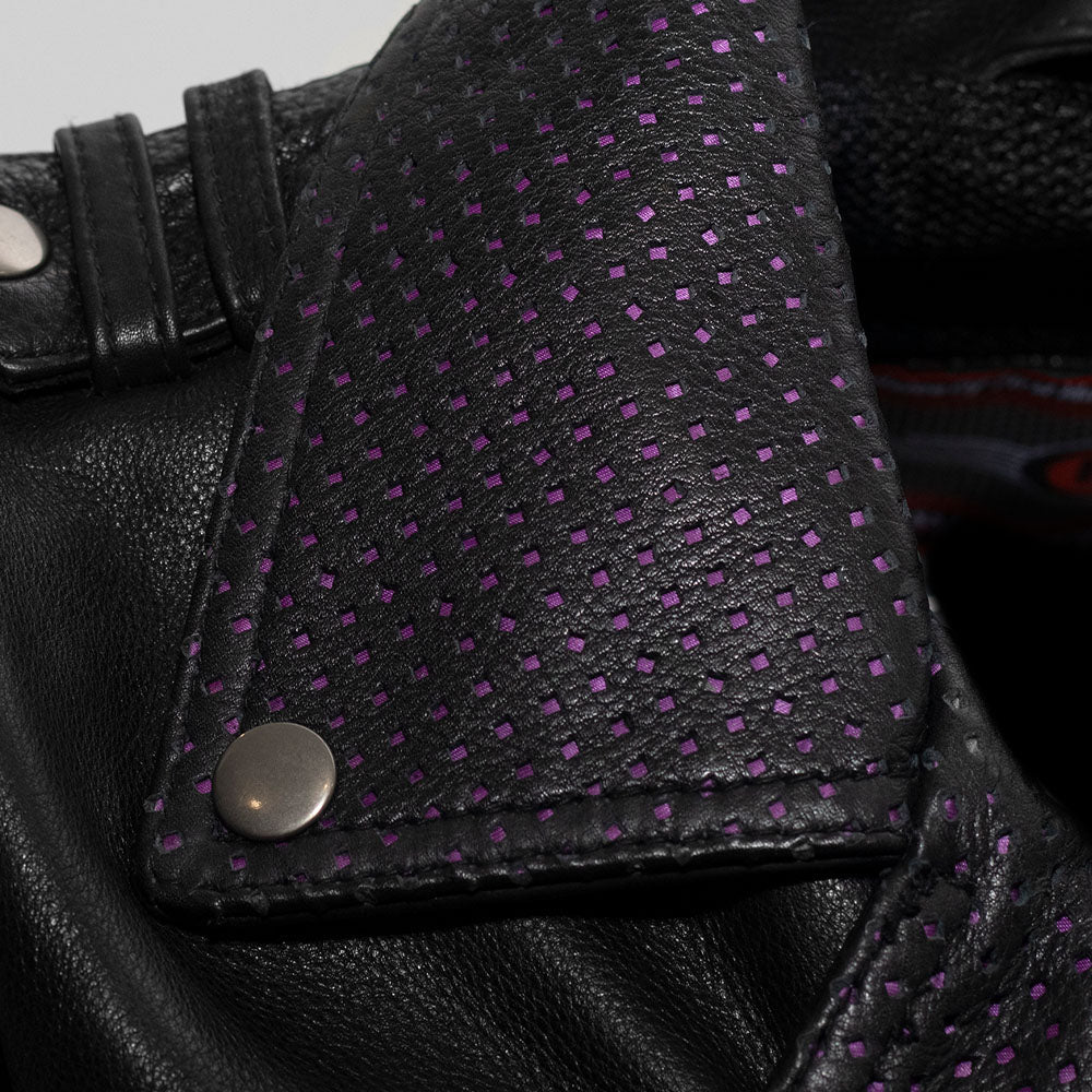Iris - Women's Motorcycle Leather Jacket Women's Leather Jacket First Manufacturing Company