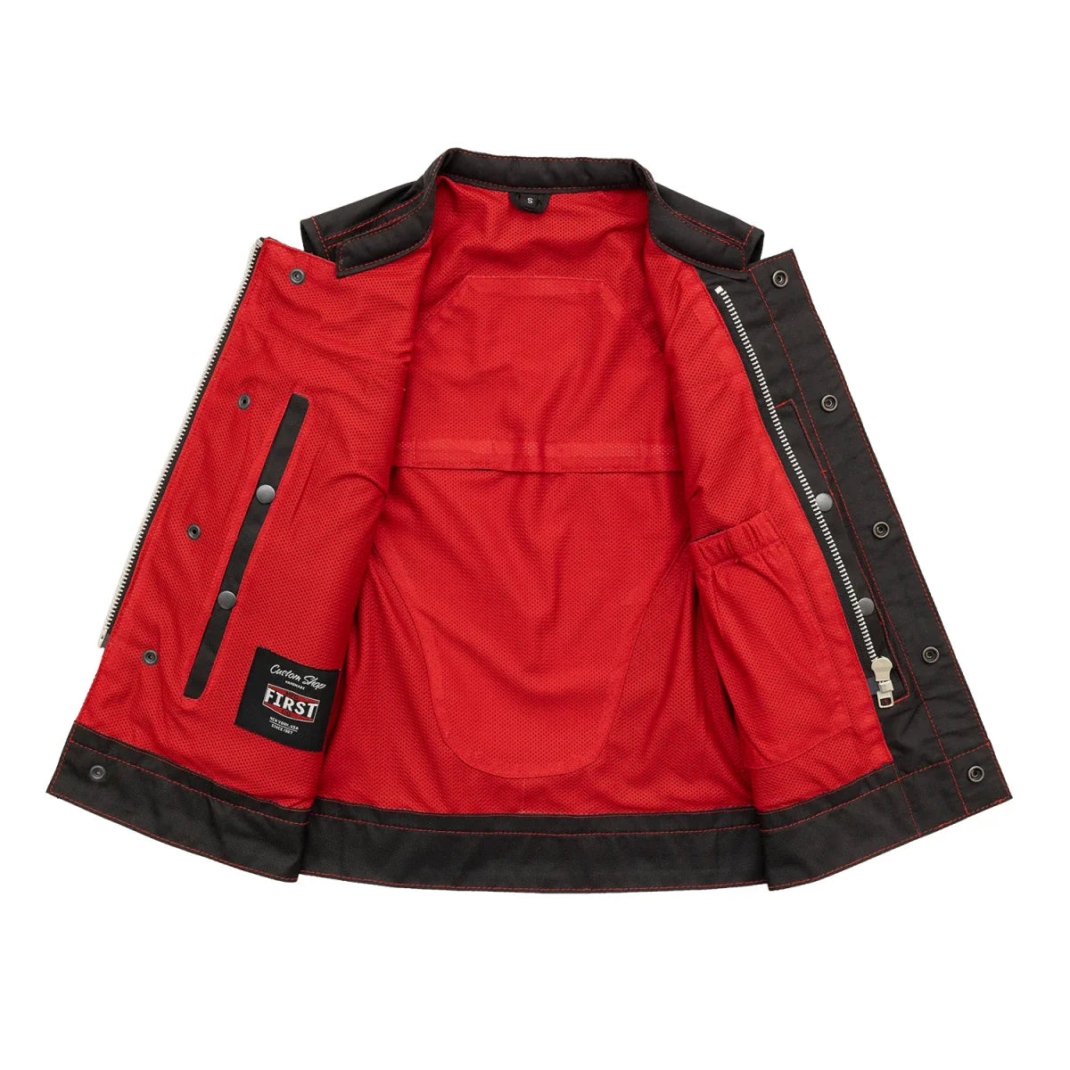 Jessica Moto Mesh Women's Motorcycle Vest Women's Moto Mesh Vest First Manufacturing Company