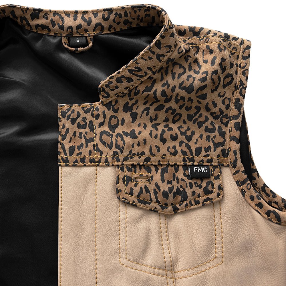 Josie Women's Club Style Leather Vest (Limited Edition) Factory Customs First Manufacturing Company
